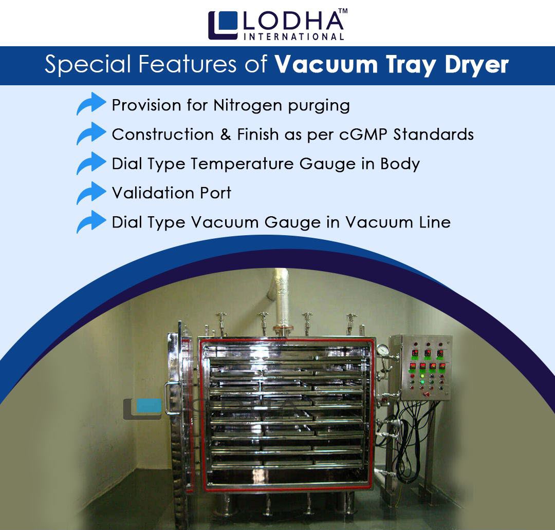 Spacial Features of Vacuum Tray Dryer