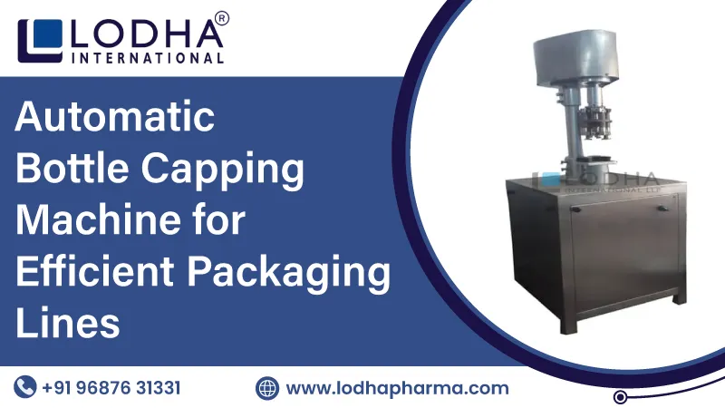 Automatic Bottle Capping Machine for Efficient Packaging Lines