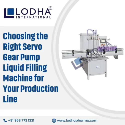 Servo Gear Pump Liquid Filling Machine