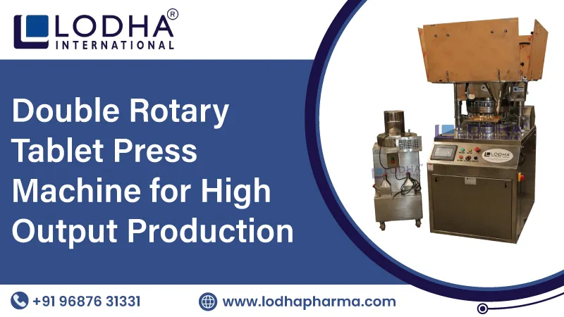 Double Rotary Tablet Press Machine for High Output Production