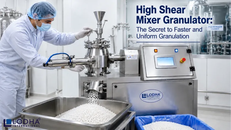 High Shear Mixer Granulator: The Secret to Faster and Uniform Granulation