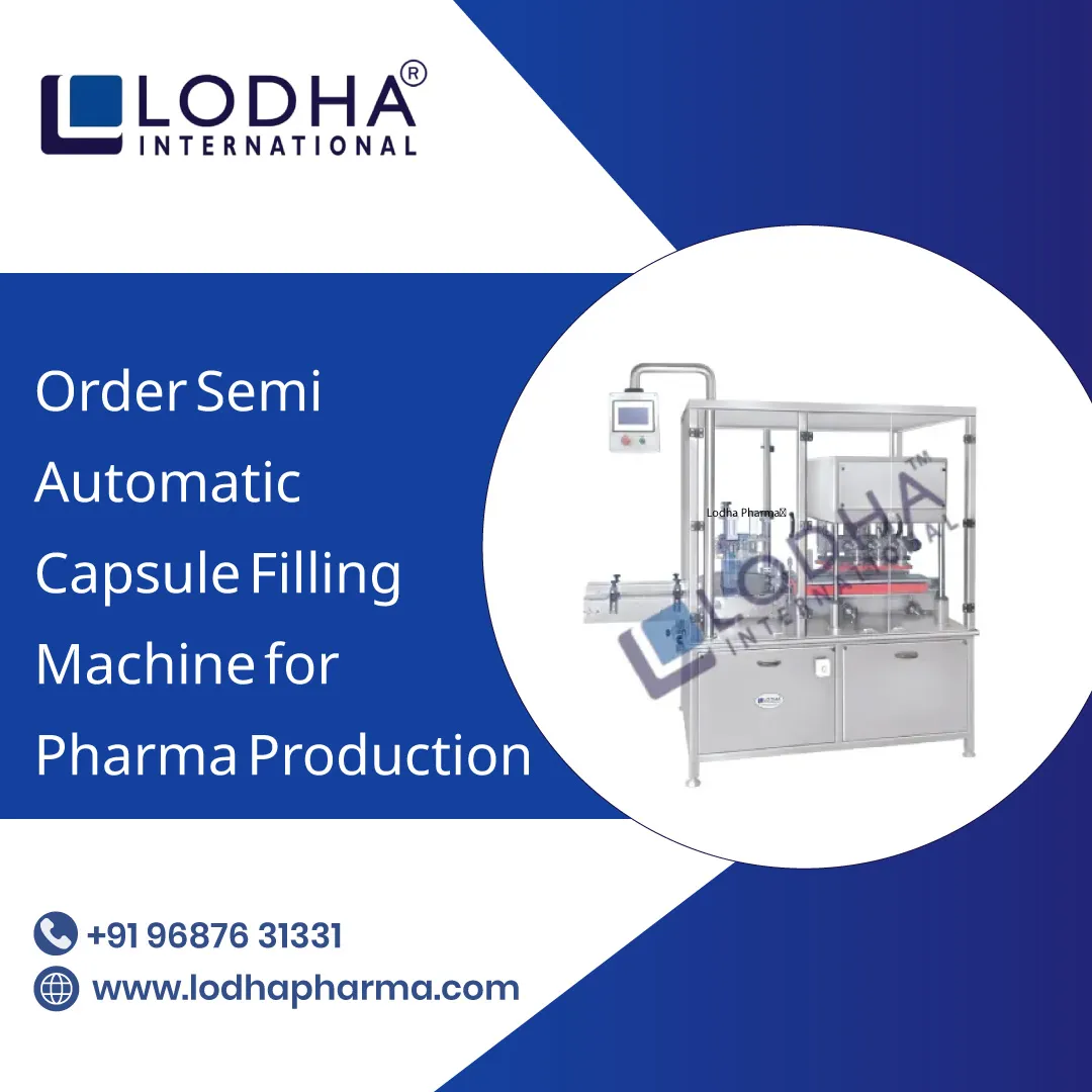 Order Semi Automatic Capsule Filling Machine for Pharma Production