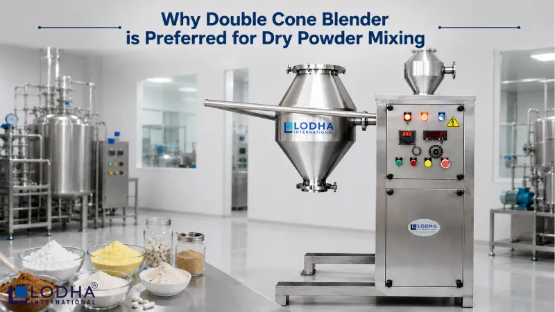 Why Double Cone Blender is Preferred for Dry Powder Mixing
