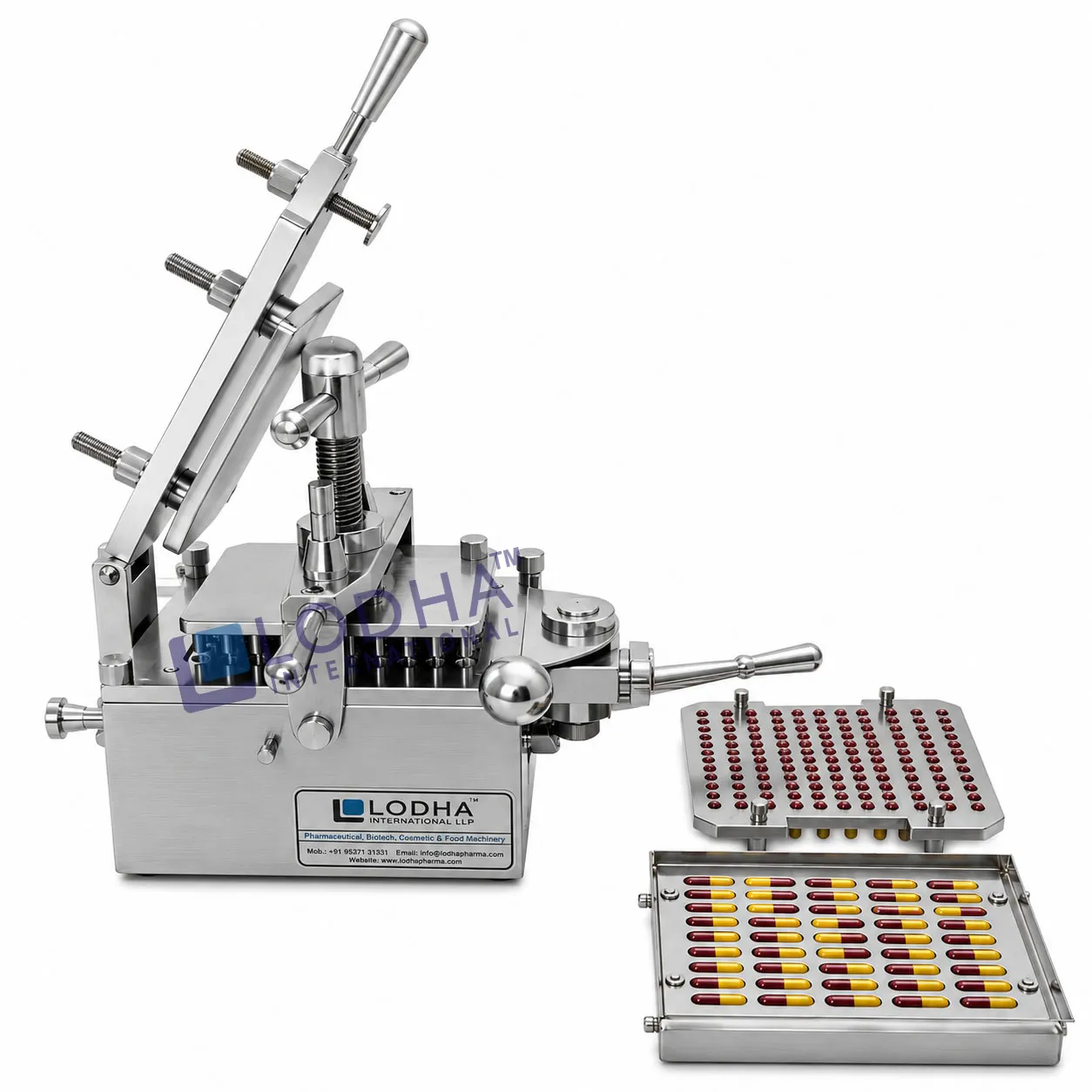 100 Holes Capsule Filling Machine with Orienter