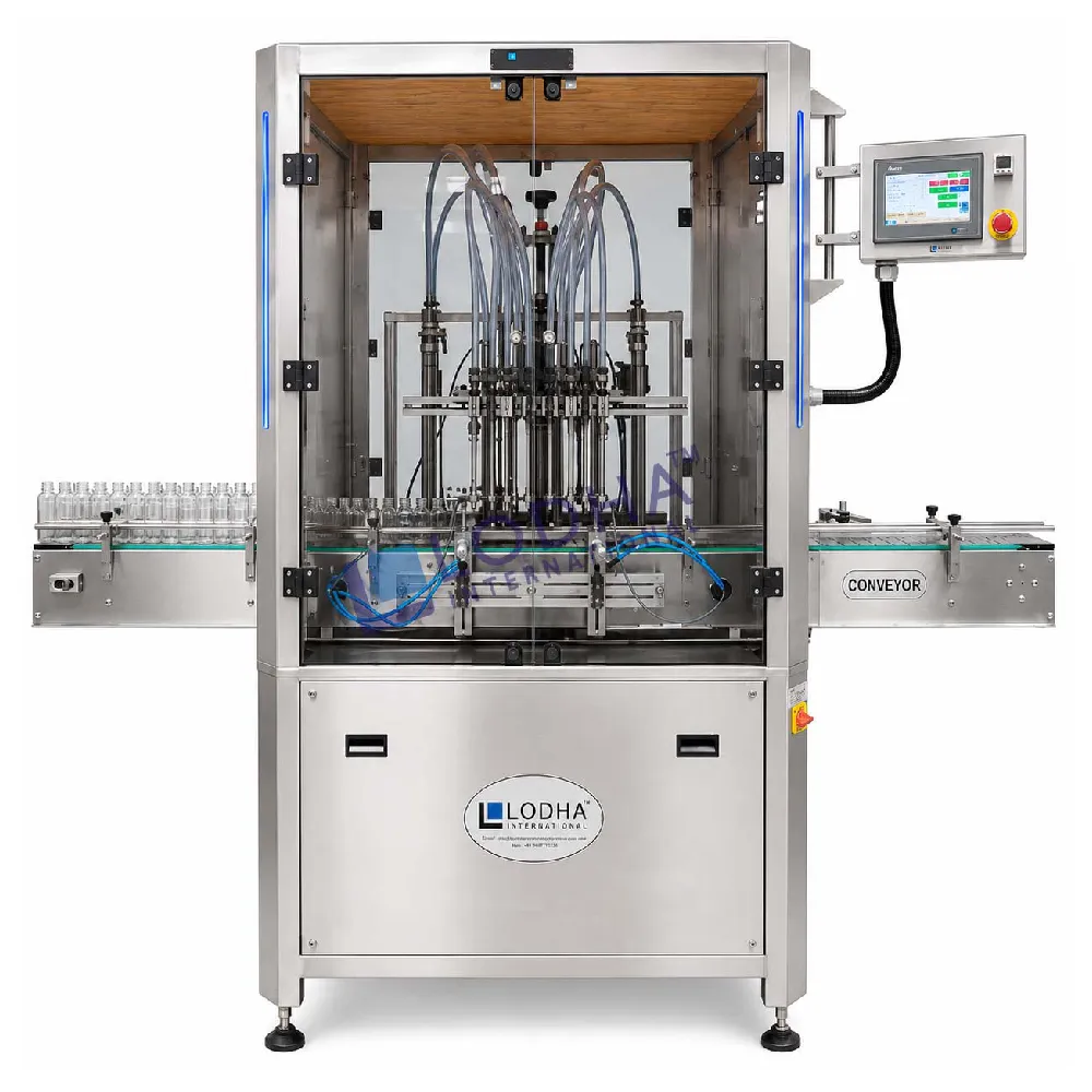 Automatic Four Head Volumetric Liquid Filling Machine